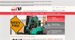 Desktop Screenshot of heftrucklangerak.nl